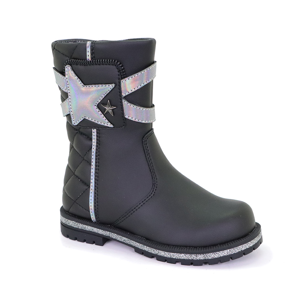 High top leather casual winter Kids Fashion Boots